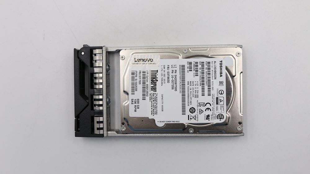 Lenovo Rack Server - RD340 (ThinkServer) HARD DRIVES - 03T7926