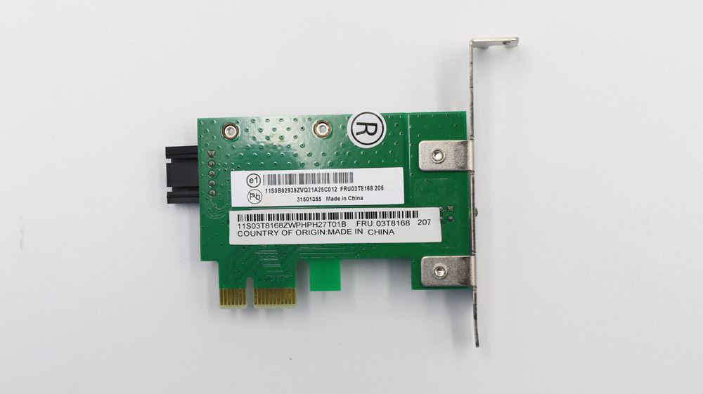 Lenovo ThinkCentre M92p PCI Card and PCIe Card - 03T8168
