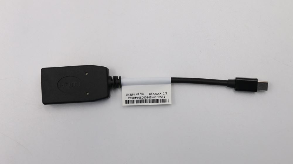 Lenovo ThinkStation E31 Cable, external or CRU-able internal - 03T8318