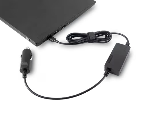 Lenovo Part  Original Lenovo 65W USB-C DC Car Laptop Charger, AC Adapter, USB-C Connector