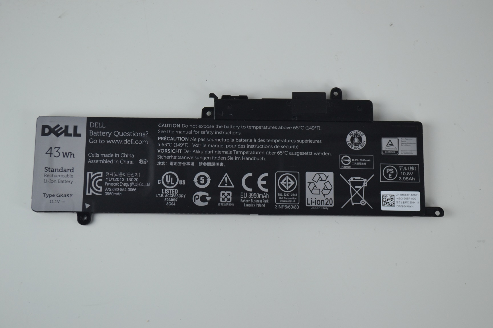 Dell Inspiron 13 7347 BATTERY - 0WF28