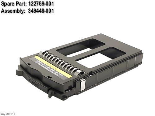 HPE Part 122759-001 Hard drive filler (blank) - 1-inch wide - Fills an empty hard drive slot to provide proper air flow for cooling