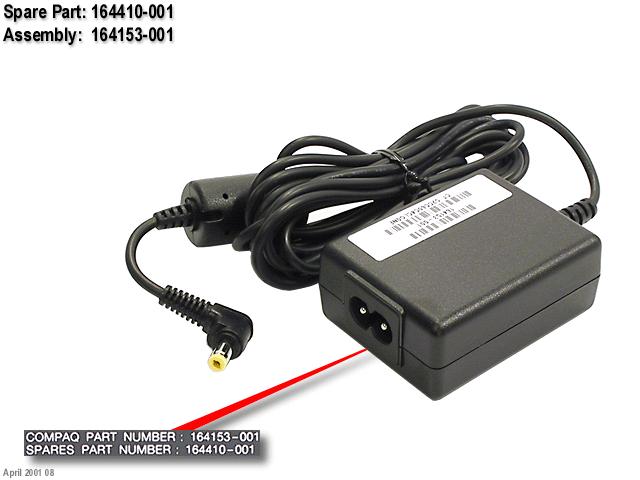 HPE Part 164410-001 Power module - 90-264VAC, 47-63Hz input - 10V, 1.5A output - Requires separate 2-wire AC power cord - Power cord is NOT included