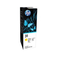 HP 31 Yellow Ink Cartridge Bottle (8,000 pages) - 1VU28AA for HP Smart Tank 450 Printer