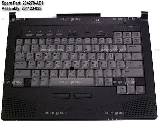COMPAQ ARMADA 7400 NOTEBOOK PC 6266/T/4000/D/0/1 - 204150-072 Keyboard 204278-AD1