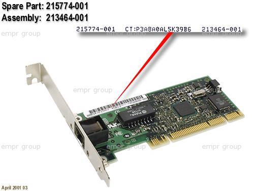 COMPAQ EVO D510 CONVERTIBLE MINITOWER - 306085-D01 PC Board (Interface) 215774-001