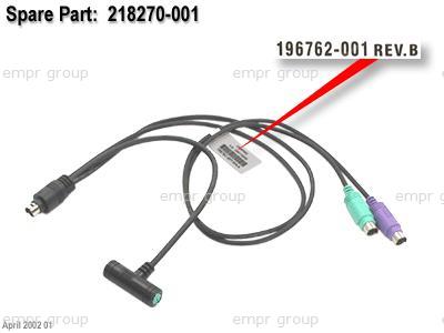 HPE Part 218270-001 HPE Keyboard and mouse cable assembly (new style) - For Remote Insight Lights-Out Edition and Remote Insight Lights-Out Edition II