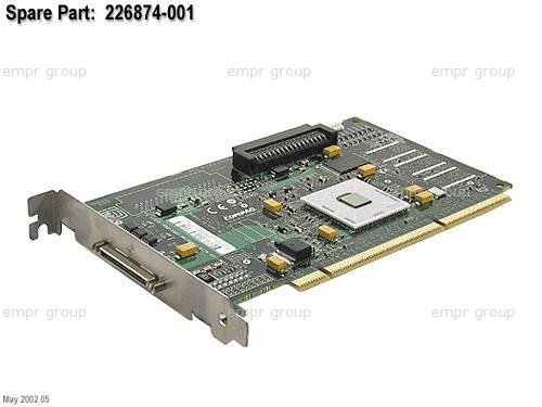 HPE Part 226874-001 Smart Array 532 Controller with 32MB cache - 66MHz, 64-bit, 3.3V PCI, two-channel Wide Ultra3 SCSI array controller - Has one 68-pin very high density external connector and one 68-pin internal connector - (225338-291, 225338-B21)