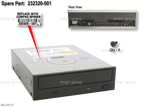 COMPAQ EVO D310 MICRO-DESKTOP - X1010A Drive 232320-001