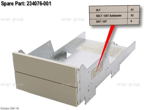HPE Part 234076-001 Drive tray - 3U form factor