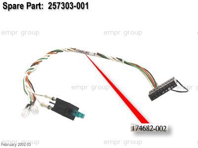 COMPAQ EVO WORKSTATION W4000 CONVERTIBLE MINITOWER - 470024-198 Cable 257303-001