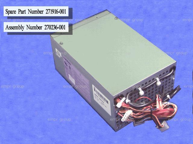 COMPAQ PROFESSIONAL WORKSTATION PW8000 200MHZ - 270202-A42 Power Supply 271916-001