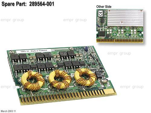 HPE Part 289564-001 HPE Processor Power Module (PPM) - Voltage regulator module - 12-volt, 81-amp - (part of 333713-B21)