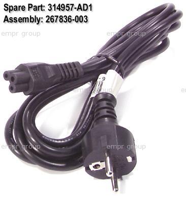 A78 6266T13X50D6495 KOR - 314950-AD2 Power Cord 314957-AD1