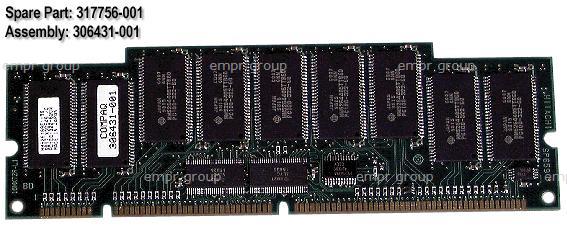 COMPAQ PROFESSIONAL WORKSTATION AP550 1.0GHZ - 470010-714 Memory (DIMM) 317756-001