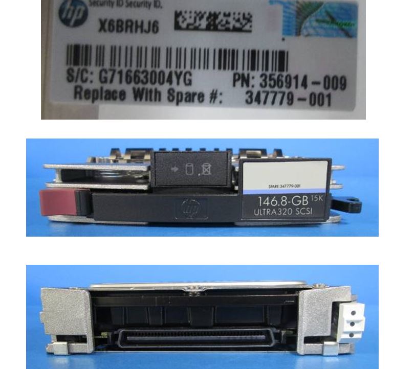 HP DL360G4p X3.0/2M/1G SCSI Svr PRC - 380325-AA1 Drive 347779-001