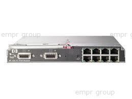 HPE Part 399725-001 HPE 1/10GB Virtual Connect (VC) ethernet module - Works with c-Class BladeSystem. <br/><b>Option equivalent: 399593-B22</b>