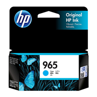 HP 965 Cyan Ink Cartridge (700 pages) - 3JA77AA for HP Officejet Pro 9018 Printer