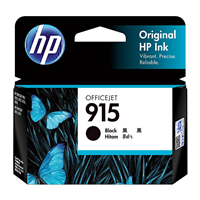 HP 915 Black Ink Cartridge (300 pages) - 3YM18AA for HP Officejet Pro 8020e Printer