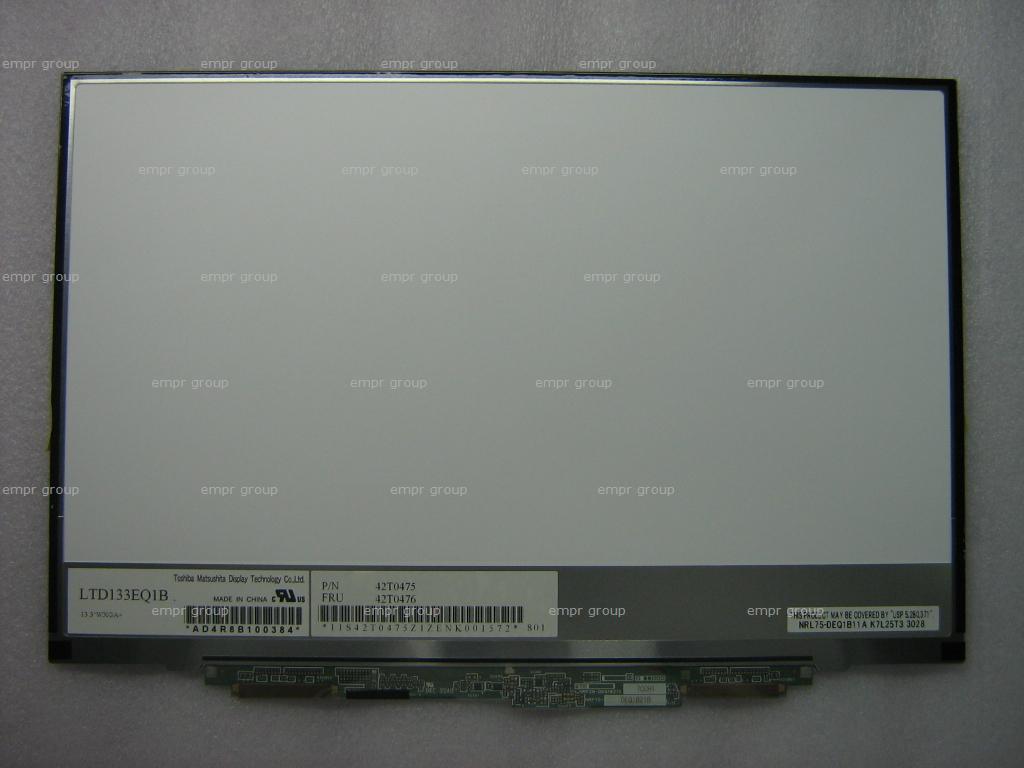 Lenovo ThinkPad X301 LCD PANELS - 42T0476
