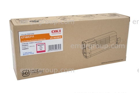 Oki Toner Magenta C710N/C711N - 44318610 for OKI C711WT Printer