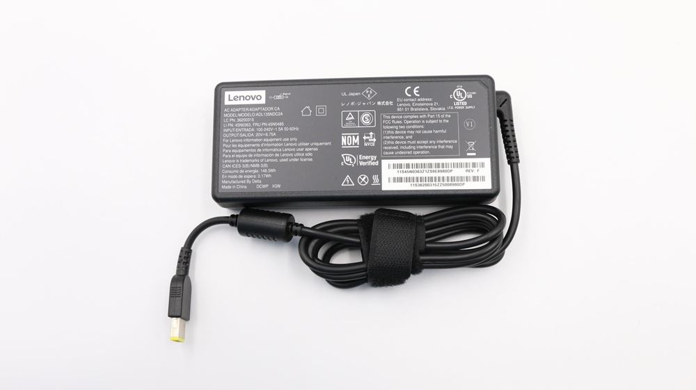 Lenovo ThinkPad T540p Charger (AC Adapter) - 45N0485