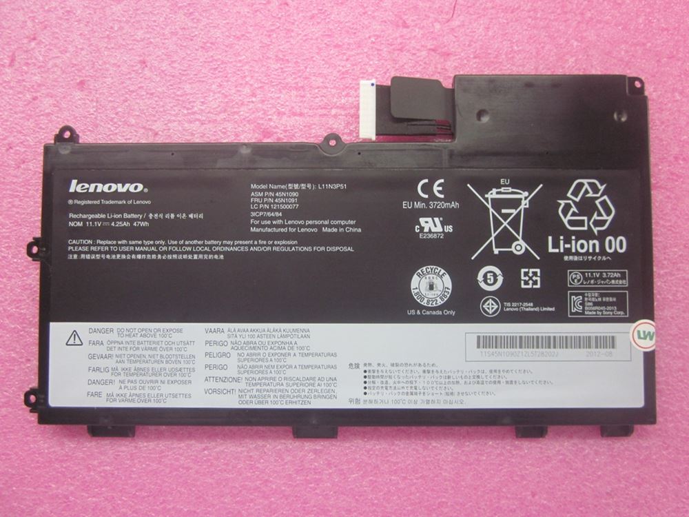 Lenovo ThinkPad T430u BATTERY - 45N1091