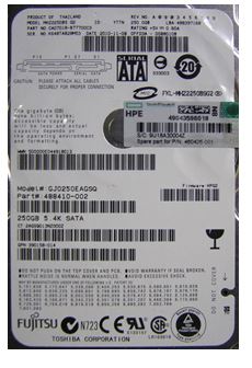 HP DL360G5 4M CTO Chassis - 399524-B21 Drive Tape HDD 460426-001