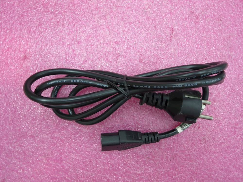 HP PRODESK 400 G3 MICROTOWER PC - T4R52EA Power Cord 491683-021