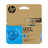 HP 937e EvoMore Cyan High Capacity Ink Cartridge 4S6W6NA for HP Officejet Pro 9730 Printer