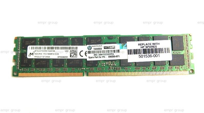 HP DL380G7 X5650 Perf AP Svr - 583966-371 Memory Board 501536-001