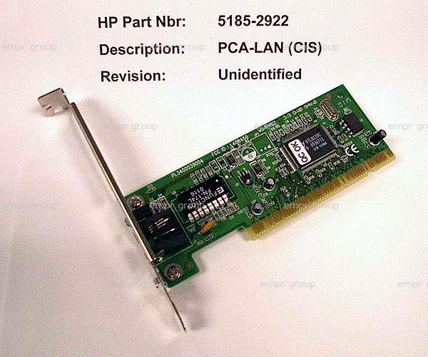 HP PAVILION 9800 CONFIGURABLE DESKTOP PC - D7207P PC Board (Interface) 5185-2922