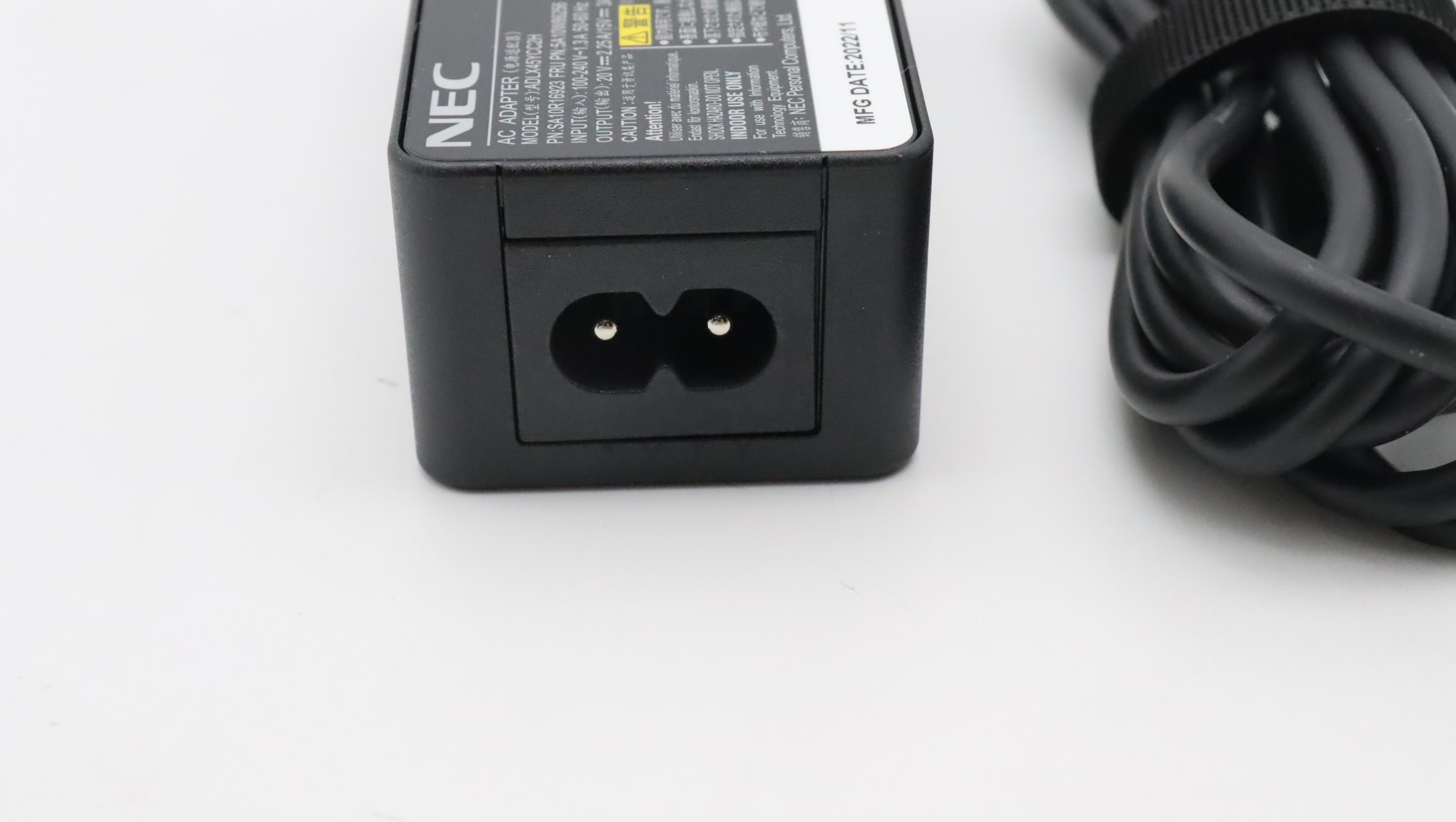 5A10W86256 - Original Lenovo 45W Charger, AC Adapter, USB-C Connector (Includes 0.5m Power Cord)