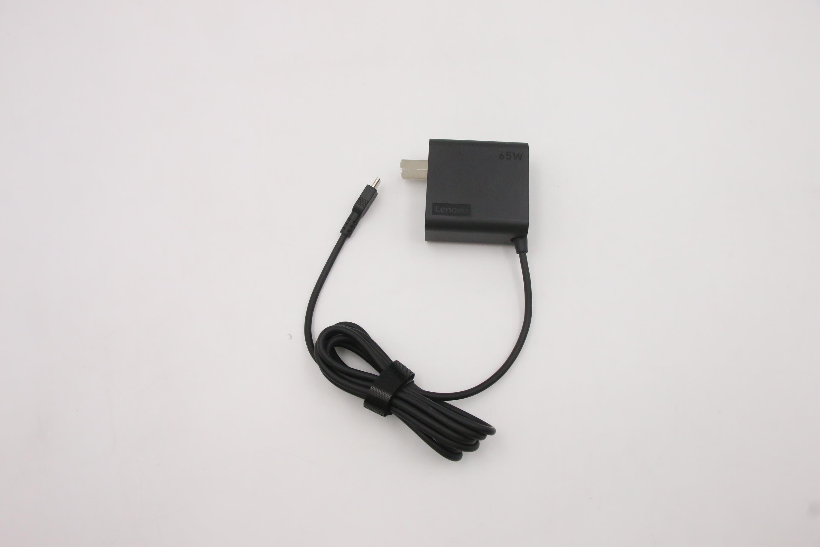 5A10W86263 - Original Lenovo 65W Charger, AC Adapter, USB-C Connector (Includes 0.5m Power Cord)