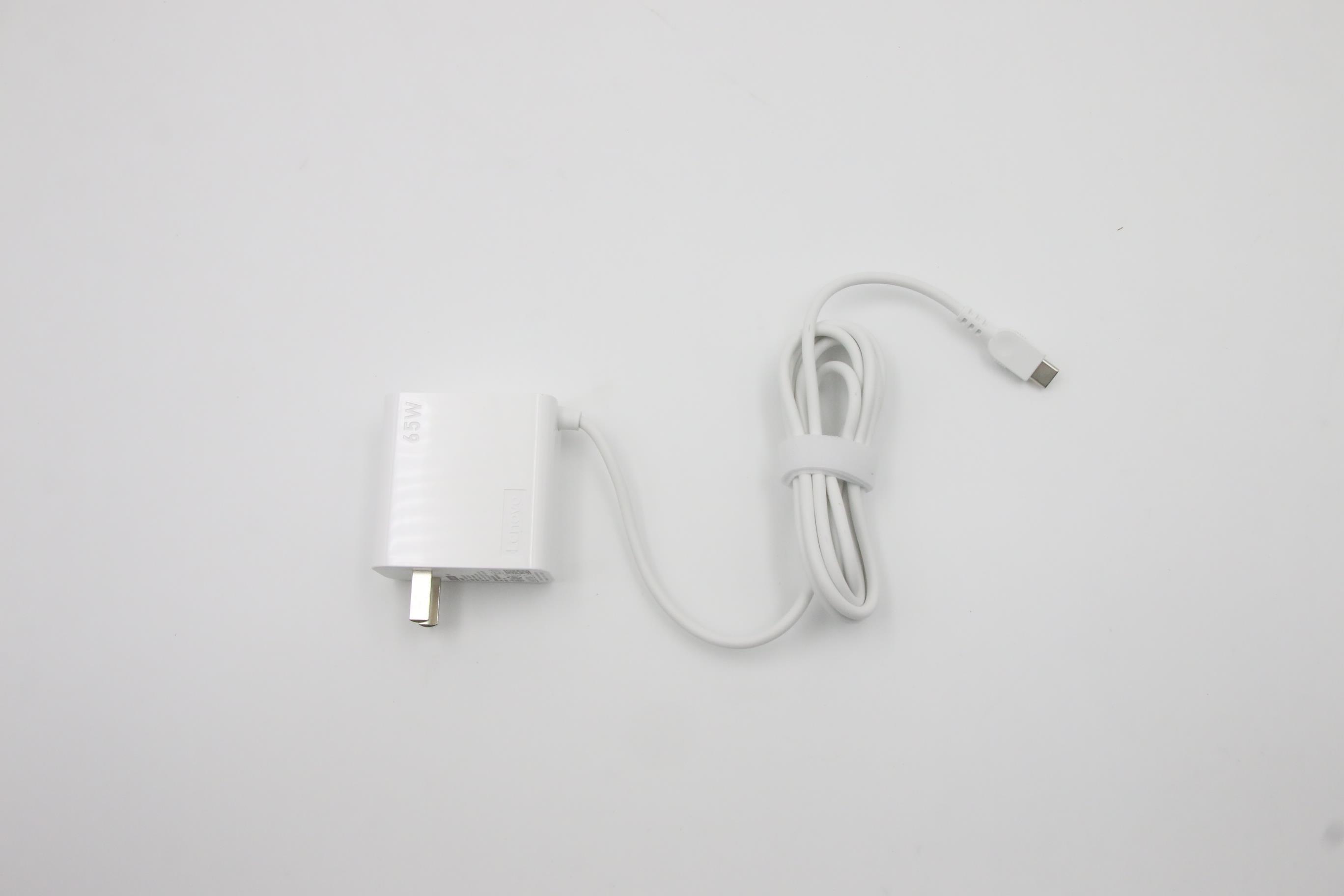 5A10W86284 - Original Lenovo 65W Charger, AC Adapter, USB-C Connector (Includes 0.5m Power Cord)