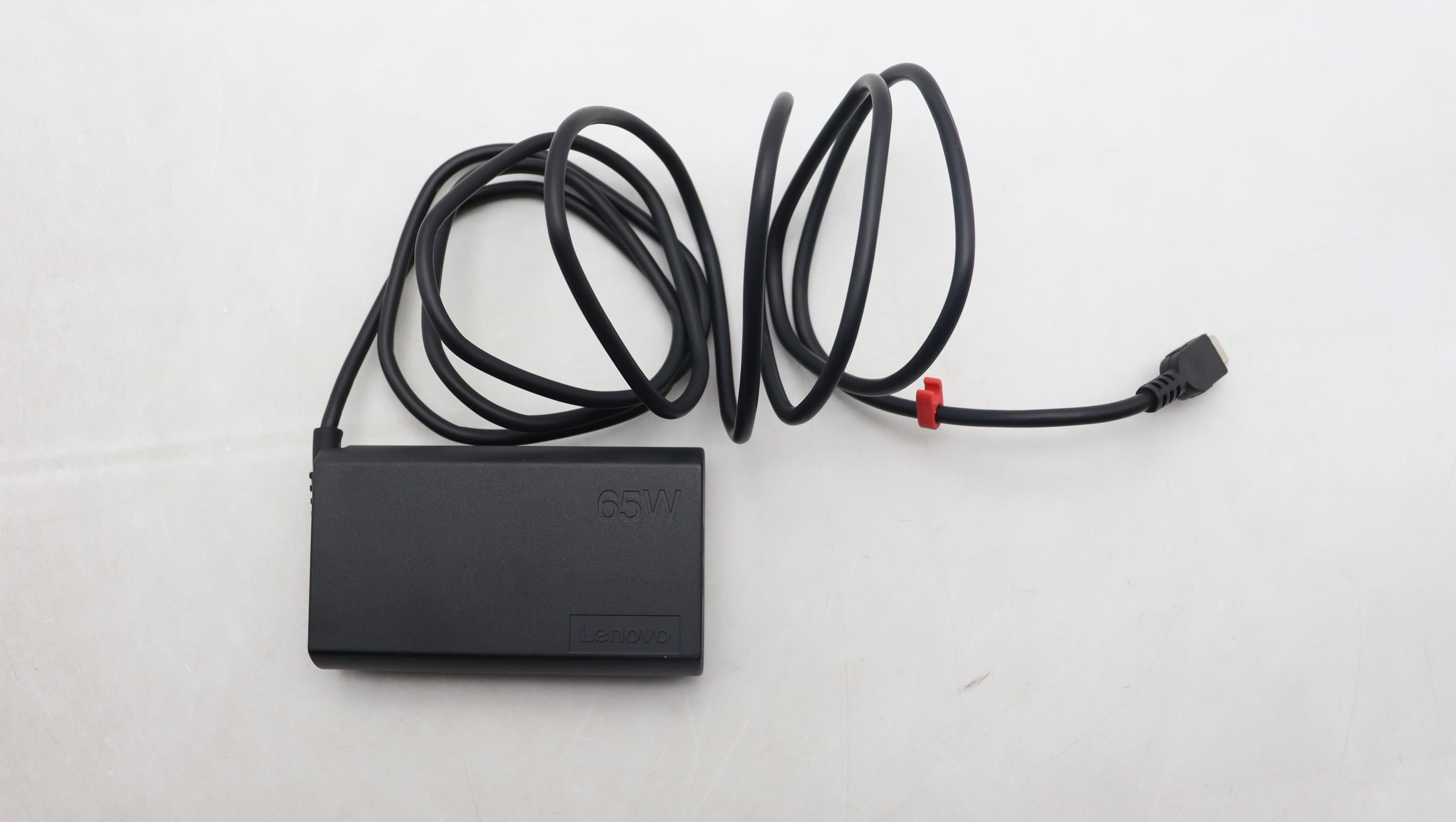 5A10W86318 - Original Lenovo 65W Charger, AC Adapter, USB-C Connector (Includes 0.5m Power Cord)