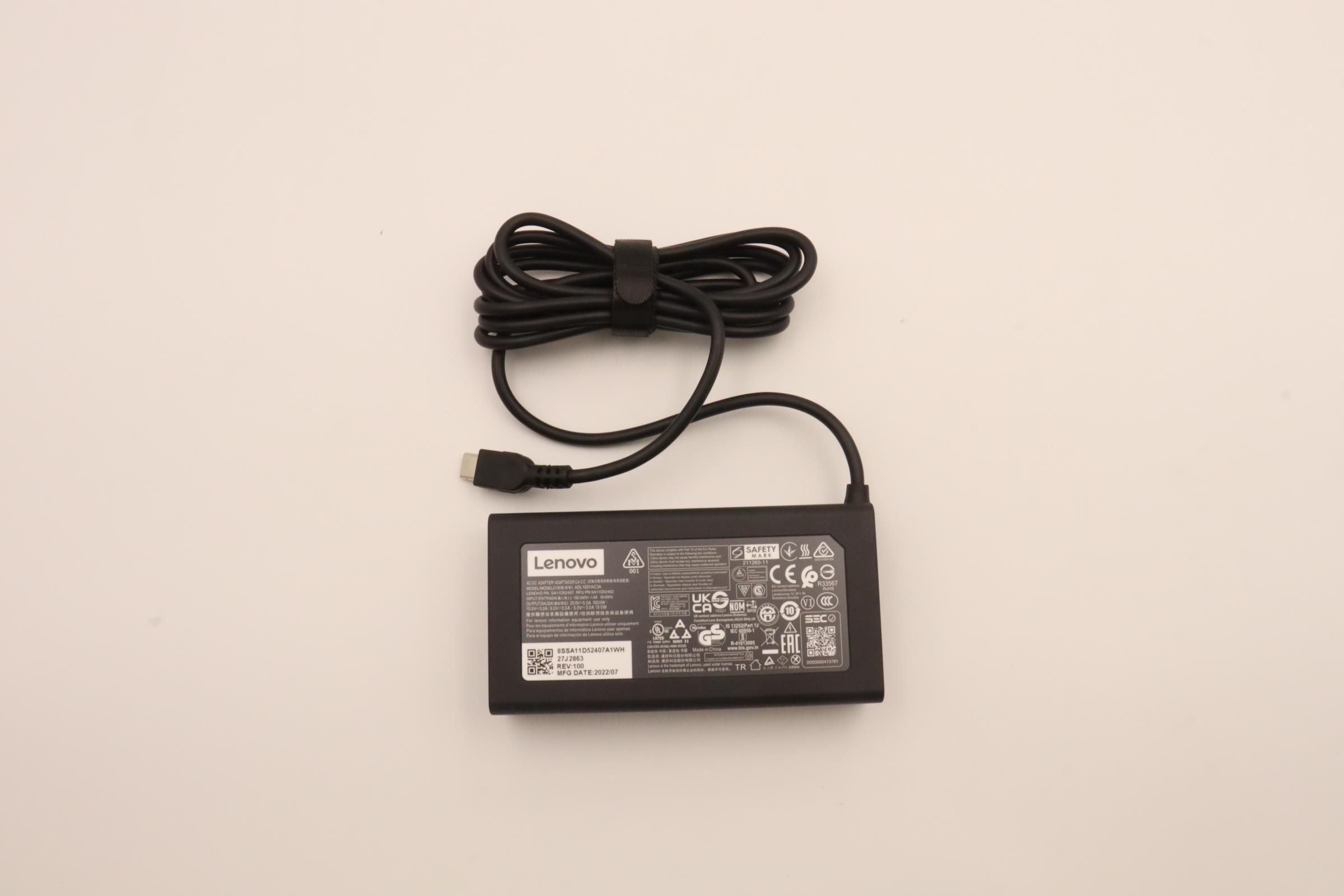 Lenovo ThinkPad P14s Gen 3 (21AK, 21AL) Laptop Charger (AC Adapter) - 5A11D52402