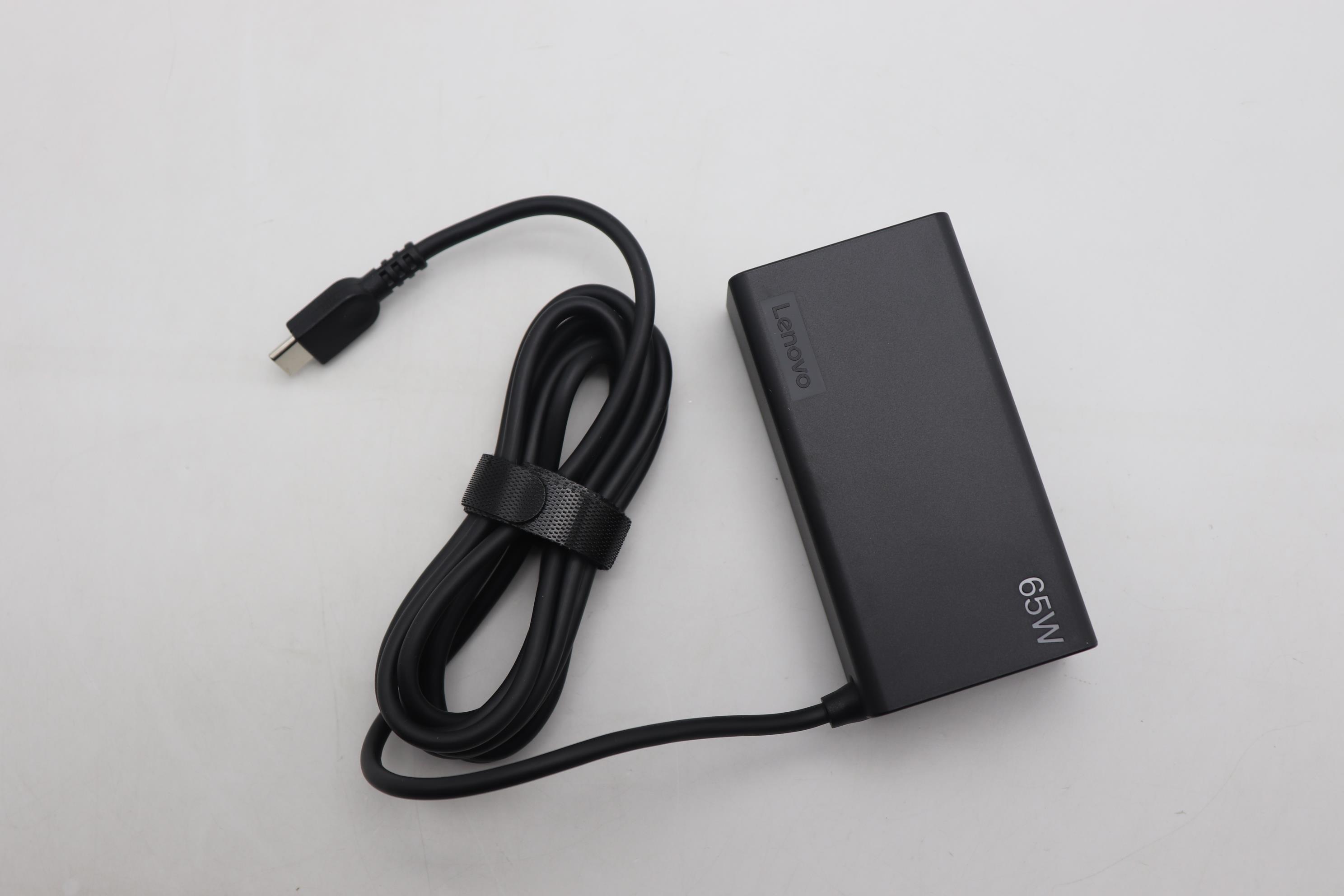 5A11J62100 - Original Lenovo 65W Charger, AC Adapter, USB-C Connector (Includes 0.5m Power Cord)