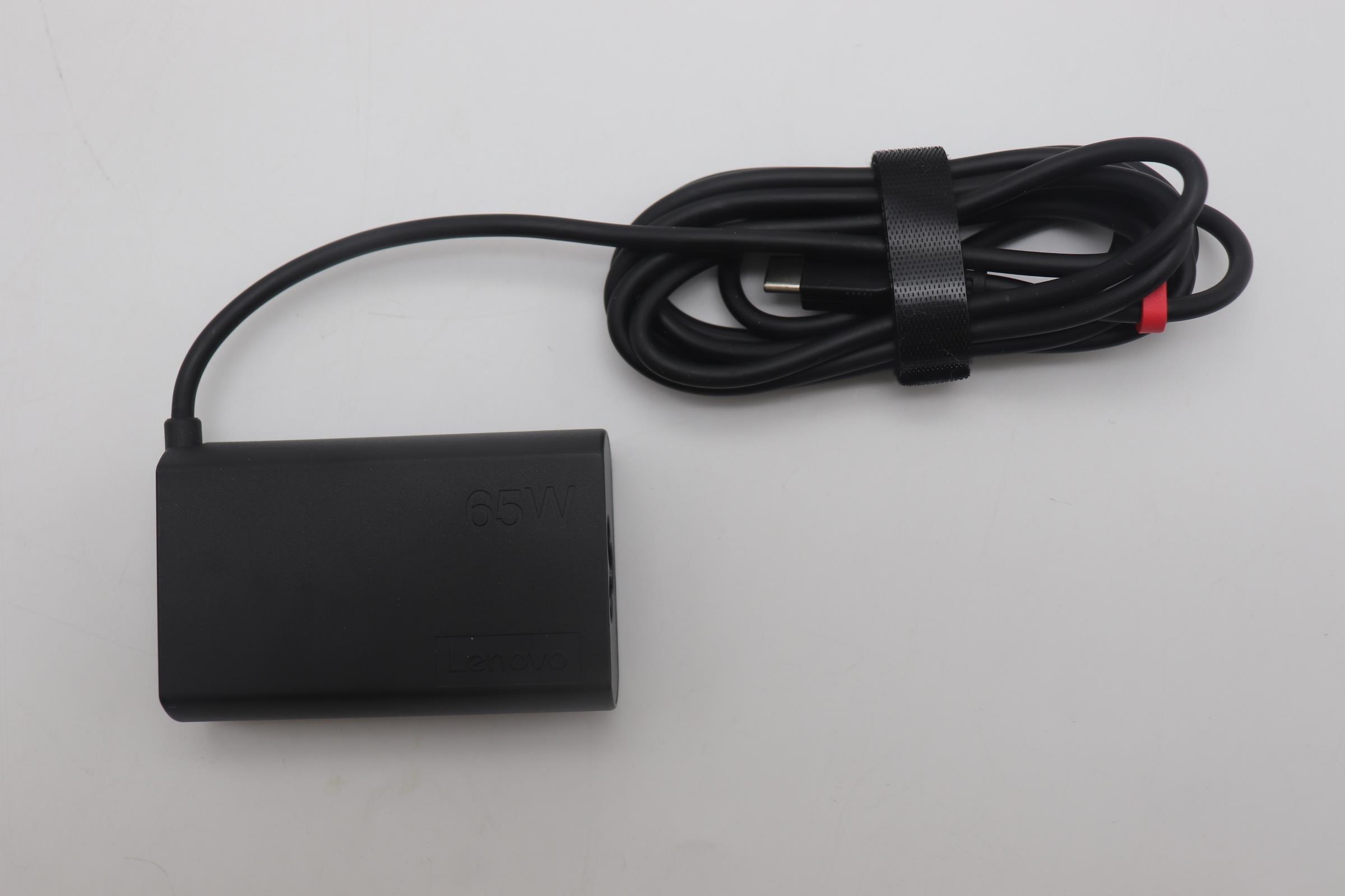 5A11K67866 - Original Lenovo AC Adapter USB-C, 65W, PD,20/15/9/5V,3P,WW,CHY (Includes 0.5m Power Cord)