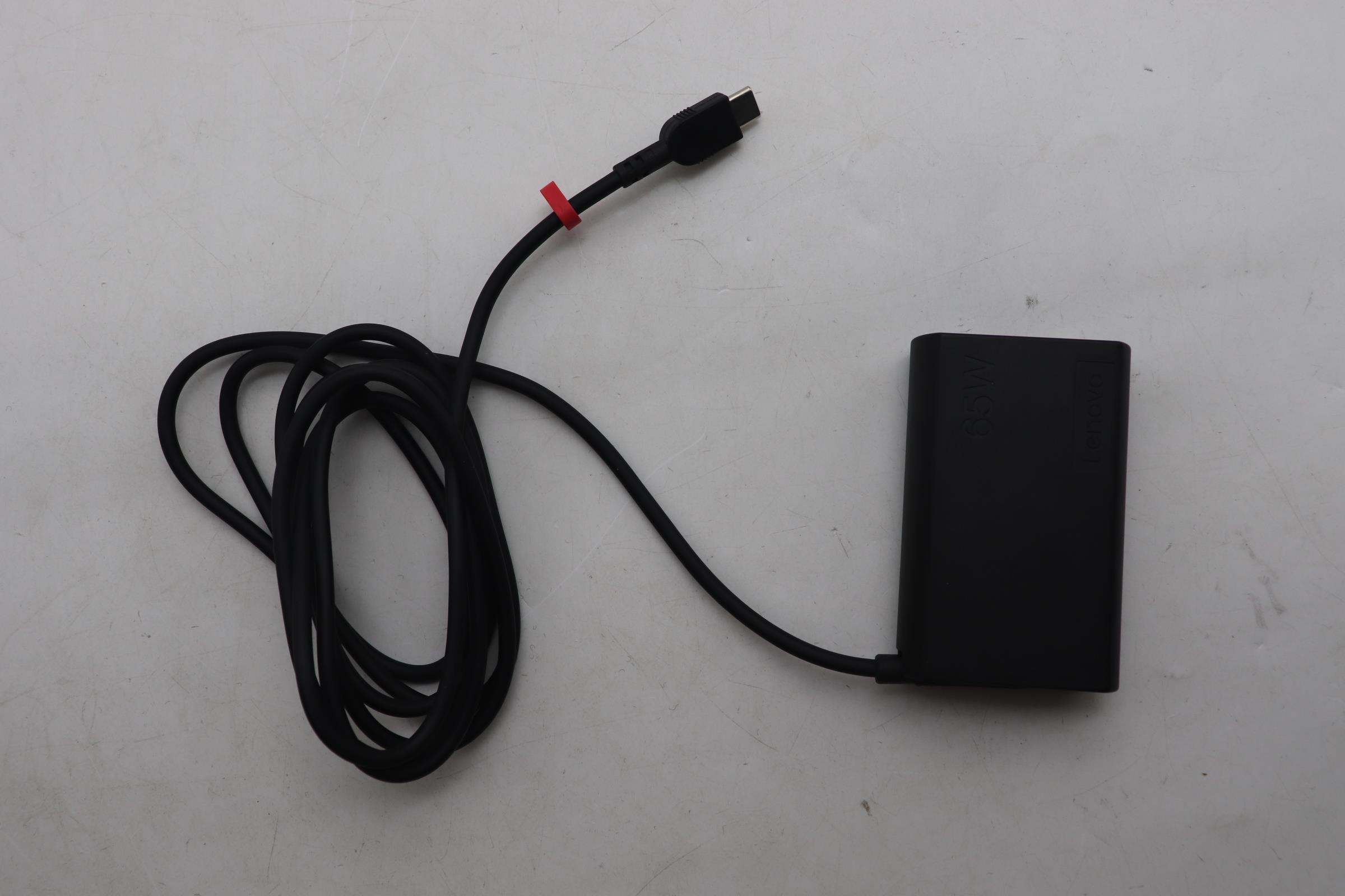 5A11K67867 - Original Lenovo AC Adapter USB-C, 65W, PD,20/15/9/5V,2P,WW,CHY (Includes 0.5m Power Cord)