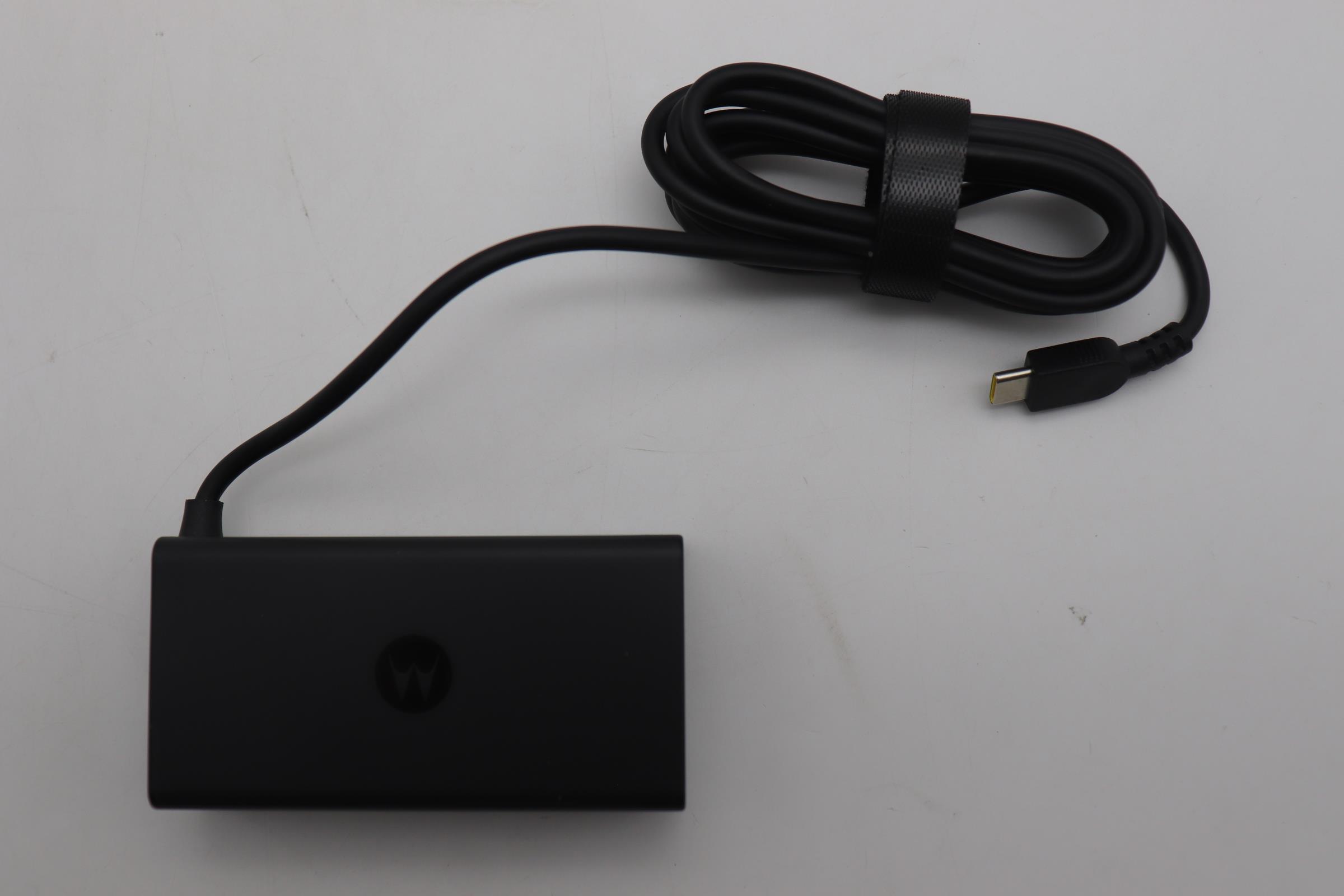 5A11R87434 - Original Lenovo AC Adapter USB-C, 65W, PD,20/15/9/5V,3P,WW,MOTO (Includes 0.5m Power Cord)