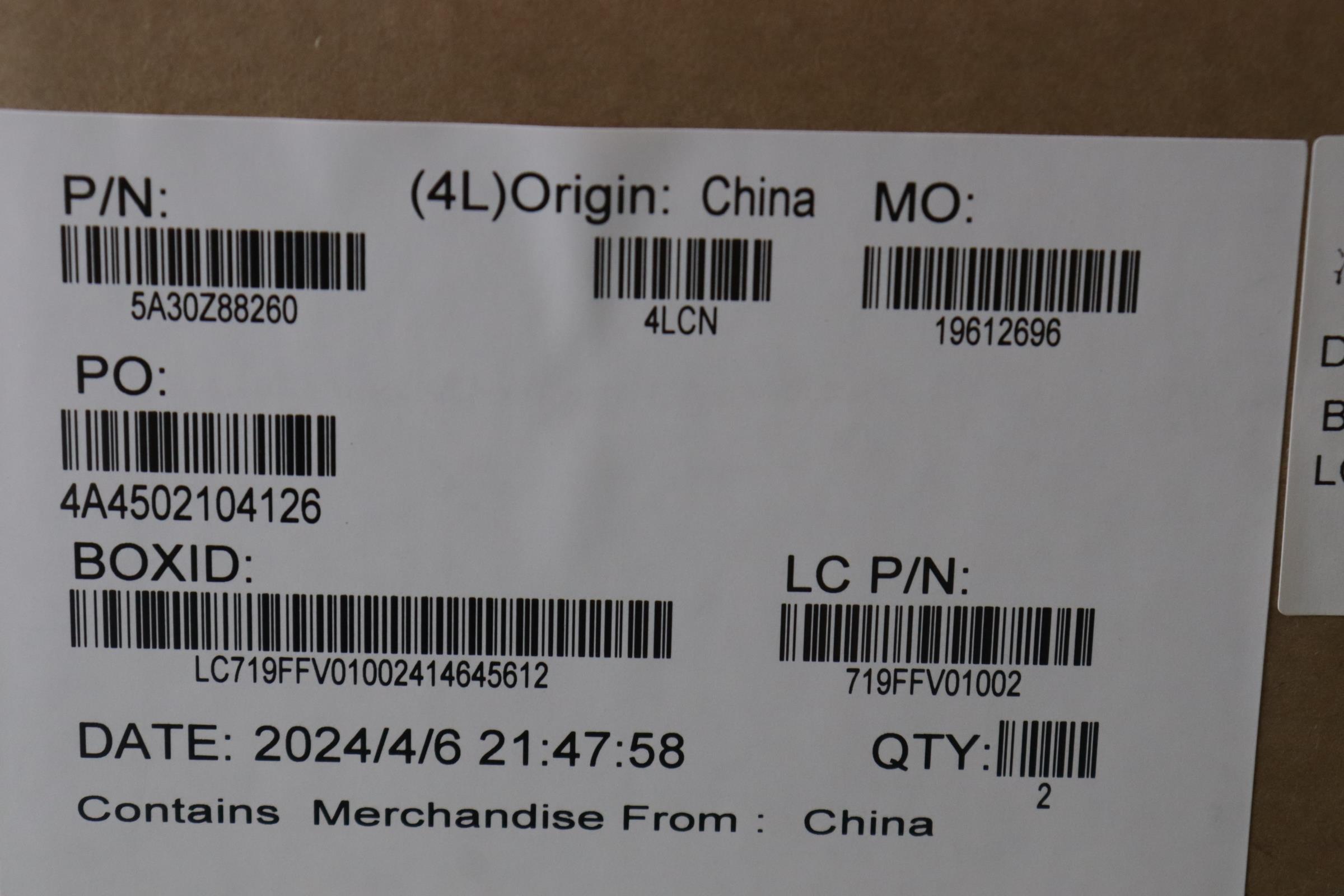 5A30Z88260 - Original Lenovo ANTENNA ANTENNA WLAN BK AWAN LT4E0