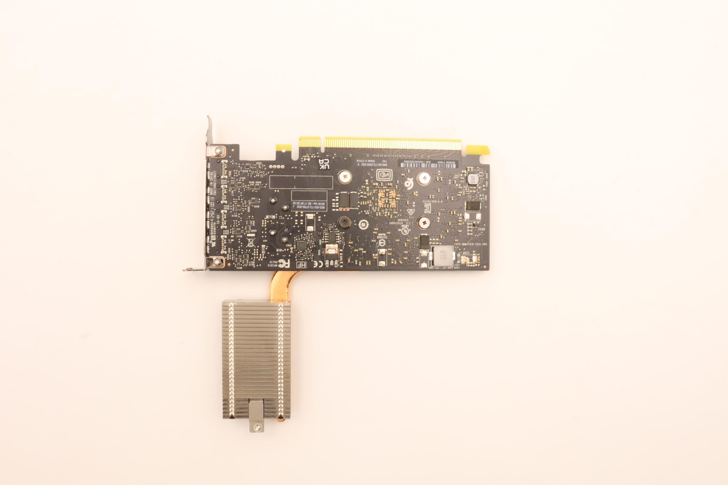 5A71F30922 - Original Lenovo ASM Nvidia T1000(miniDP x4) - 4GB