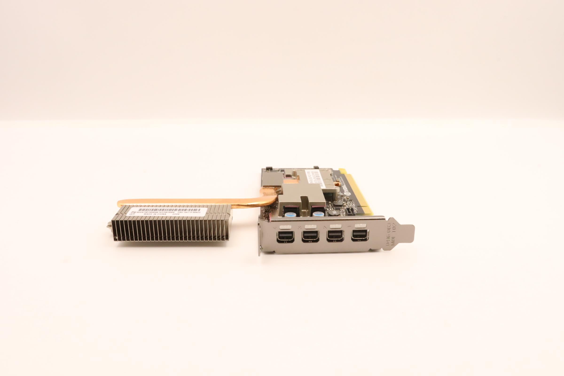 5A71F30922 - Original Lenovo ASM Nvidia T1000(miniDP x4) - 4GB