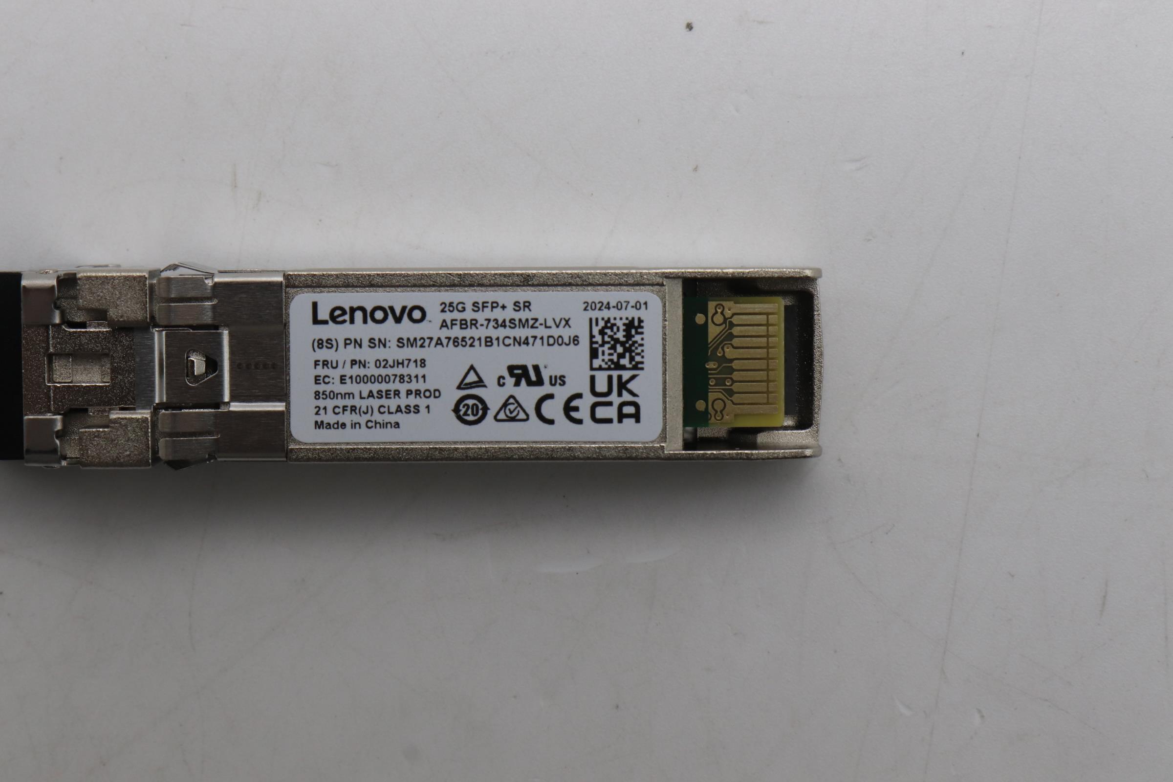 5A71F30925 - Original Lenovo ASM 25GBase-SR SFP28 Transceiver