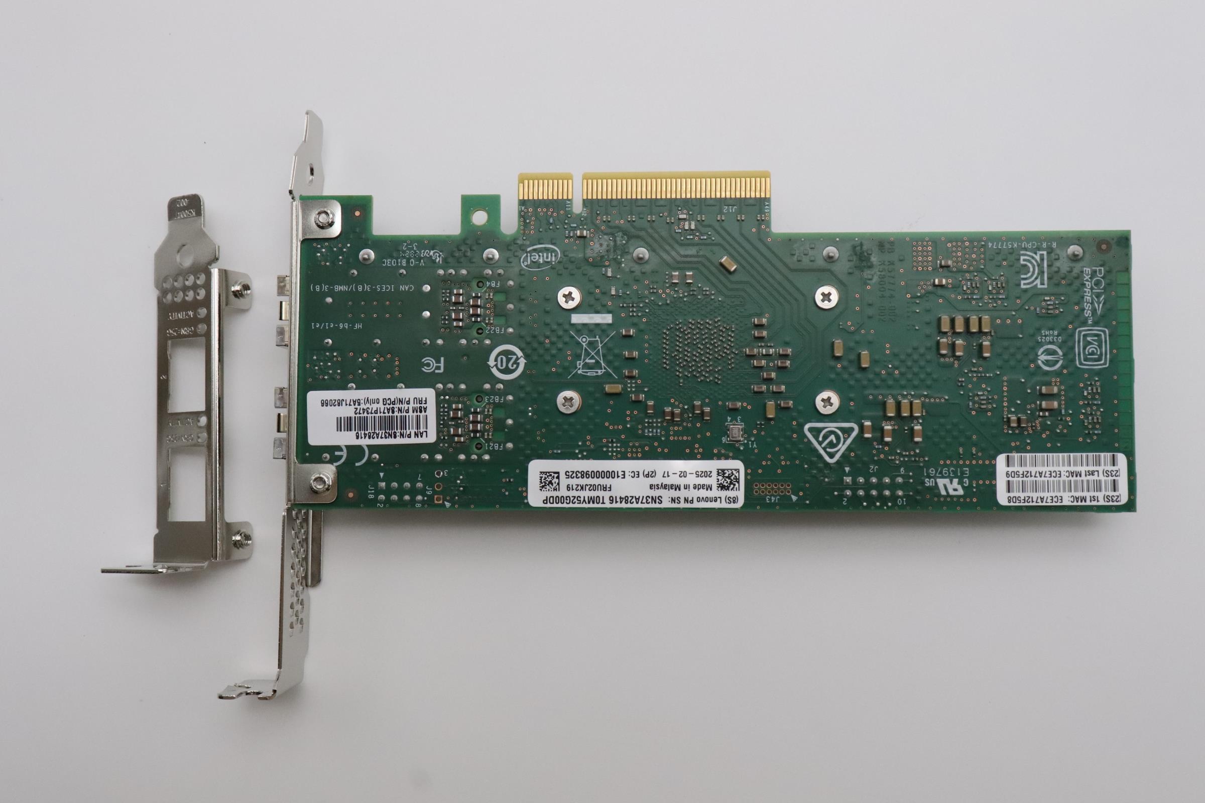 5A71J82066 - Original Lenovo ASM ASM - Intel E810-DA2 10/25GbE