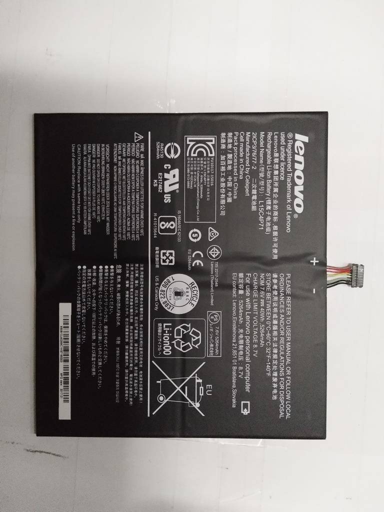 Lenovo Part 5B10J40259 Original Lenovo Chelsea CP/C L15C4P71 7.6V 40Wh 4cell bty L15C4P71 5B10J40259