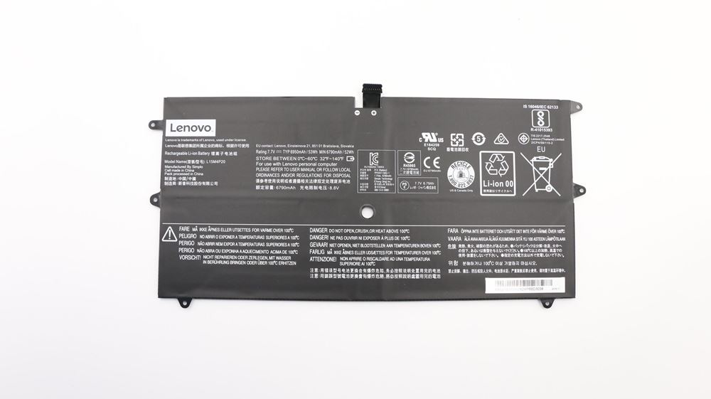 Lenovo Yoga 900S-12ISK Laptop (ideapad) BATTERY - 5B10J50662