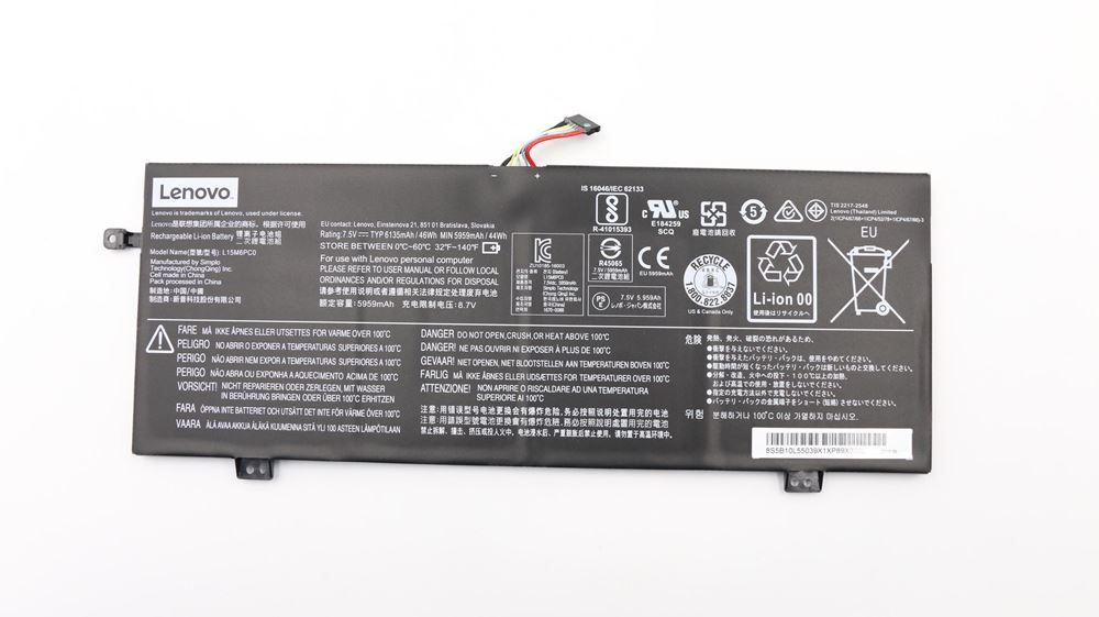 Genuine Lenovo Battery  5B10L55039 IdeaPad 710S Plus-13IKB Laptop