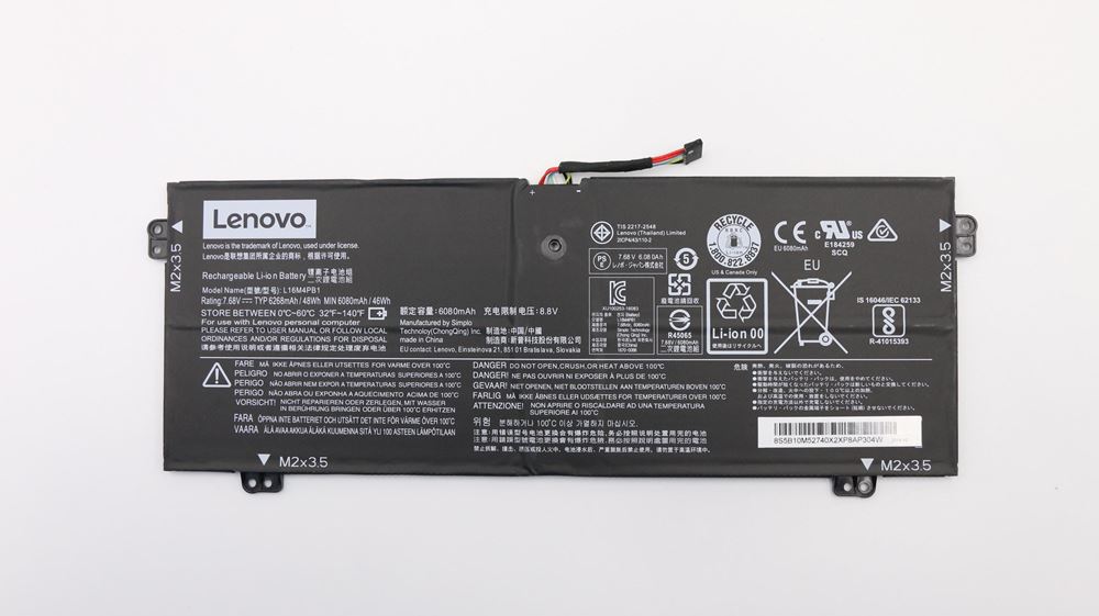 Lenovo IdeaPad Yoga 720-13IKB Laptop BATTERY - 5B10M52740